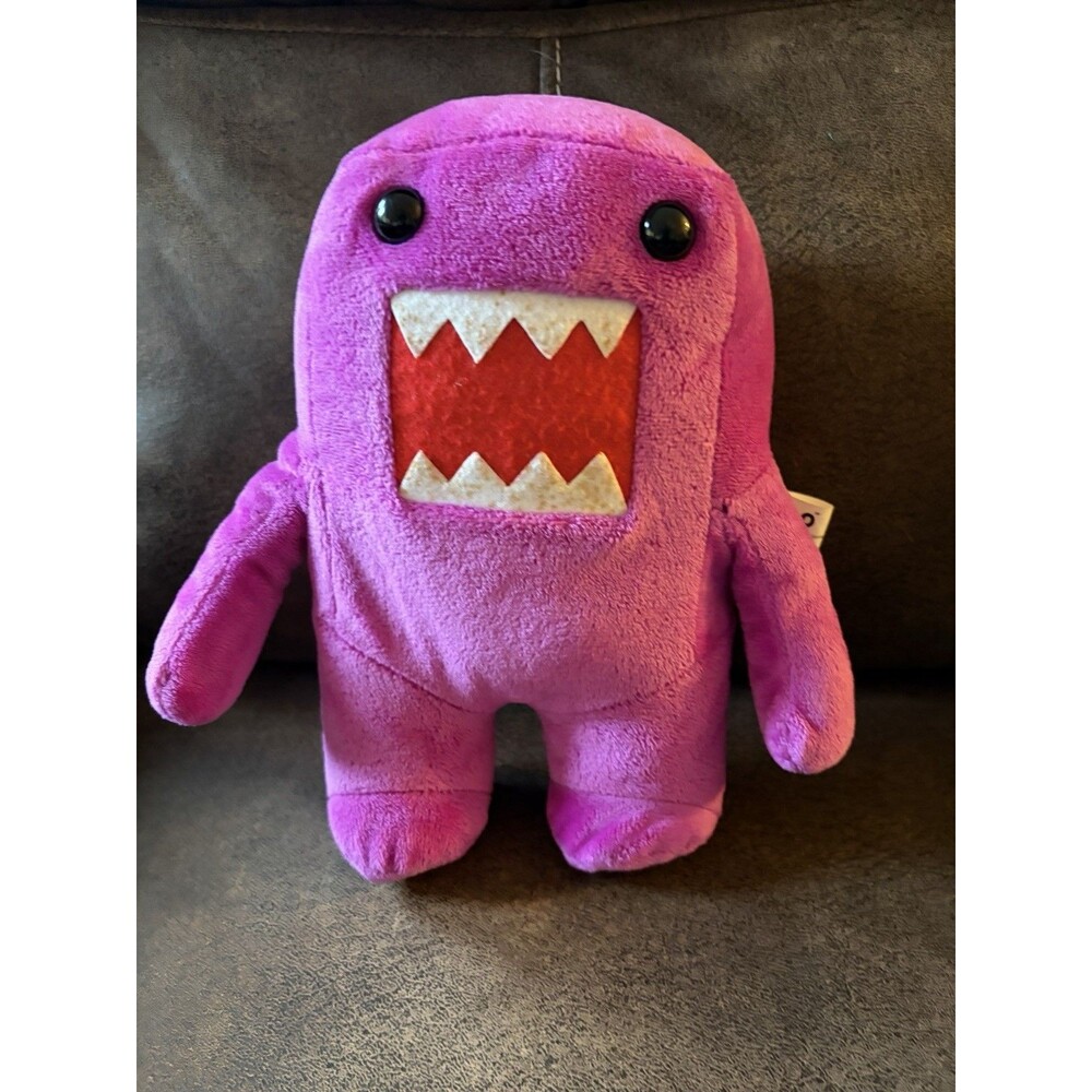 Licensed Japanese Domo-Kun 6" Soft Purple Plush Doll Stuffed Animal